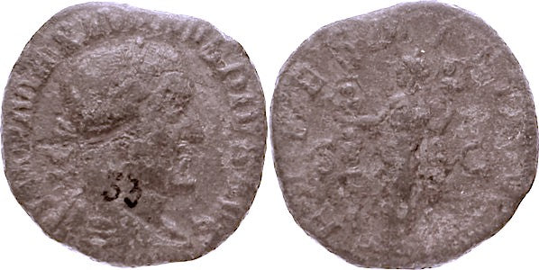 MAXIMINUS, FIDES, SESTERTIUS