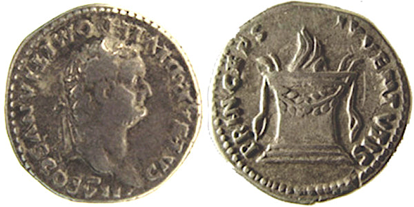 DOMITIAN, PRINCEPS,DENARIUS