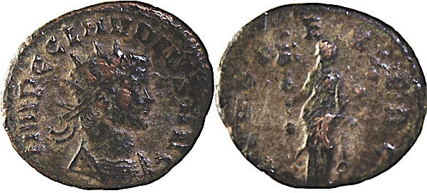 CLAUDIUS II GOTHICUS, FIDES, ANTONINIANUS