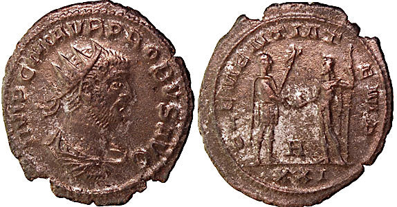 PROBUS, CLEMENTIA, ANTONIANIUS