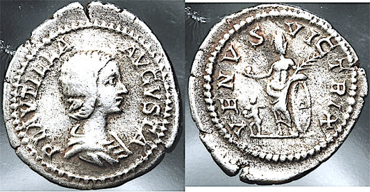 PLAUTILLA, VENVS, DENARIUS