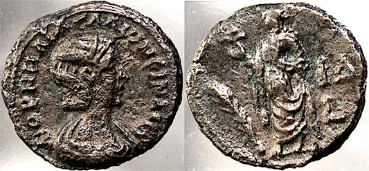 EGYPT, SALONINA, EIRENE, TETRADRACHM