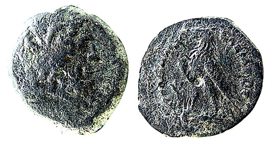 PTOLEMY VIII EVERGETES,  CLOSED WING EAGLE, HEMIOBOL