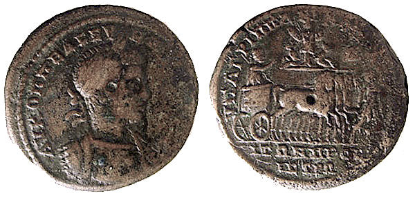 MOESIA INFERIOR, NICOPOLIS AD ISTRUM, MACRINUS, AS