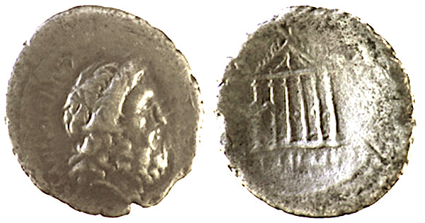 PETILLOS CAPITOCINUS, CAPITOLINE, DENARIUS