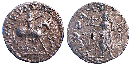 INDO-SCYTHIANS, AZES 1, TETRADRACHM