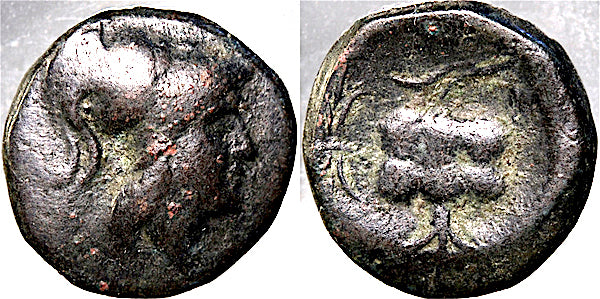 PAMPHYLIA PERGA, GRAPES, DRACHM