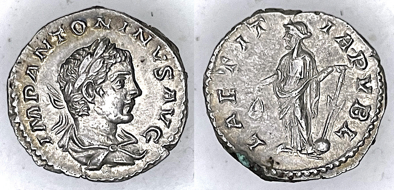 AR, ELAGABALUS, LAETITIA STANDING