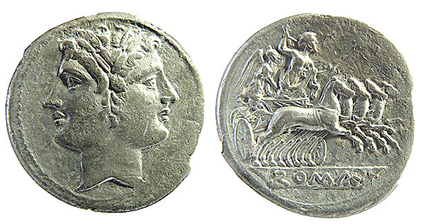 JANIFORM HEAD, JUPITOR, PRE-DENARIUS