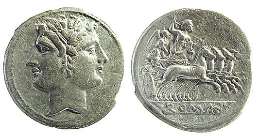 JANIFORM HEAD, JUPITOR, PRE-DENARIUS