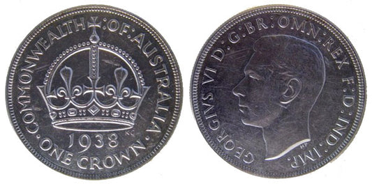 AUSTRALIAN 1938 CROWN