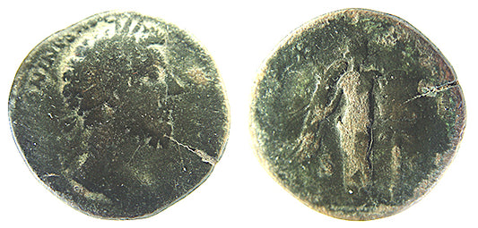 ANTONIUS PIUS, PAX AVG, SESTERTIUS