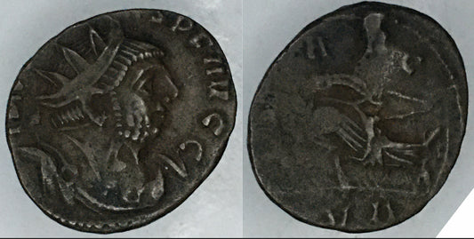 CARAUSIUS, BARBAROUS REVERSE, ANTONINUS