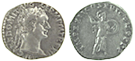 DOMITION, MINERVA, DENARIUS