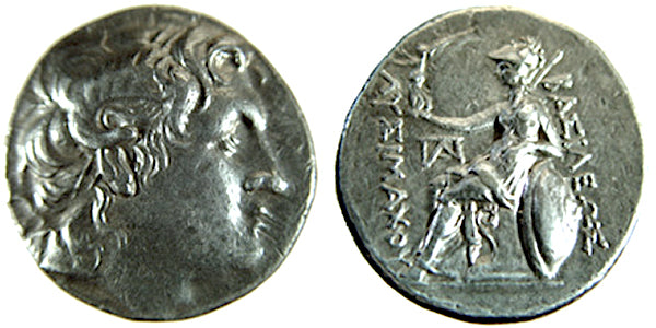 THRACE, KINGDOM OF LYSIMACHOS, ATHINA, TETRADRACHM