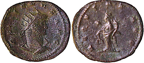 GALLIANUS, AEQVITAS, DENINARIS