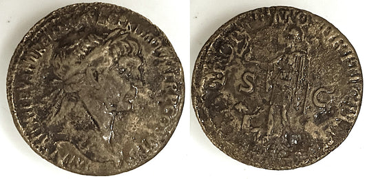 TRAJAN, AE, Sestertius