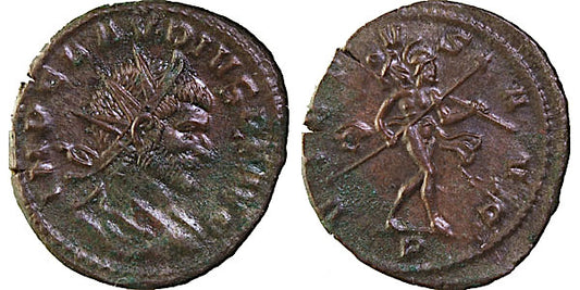 CLAUDIUS GOTHICUS II, VIRTUS, ANTONINIANUS