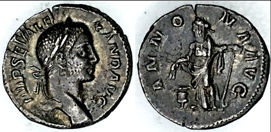 SEVERUS ALEXANDER, ANNONA, DENARIUS