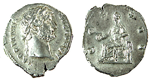 HADRIAN, CONCORDIA. DENARIUS